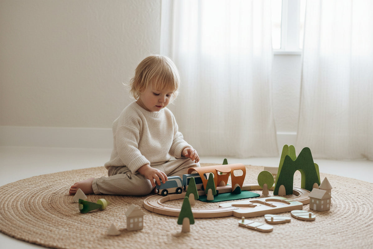 Petit Train du Monde en bois certifié FSC – Dès 3 ans