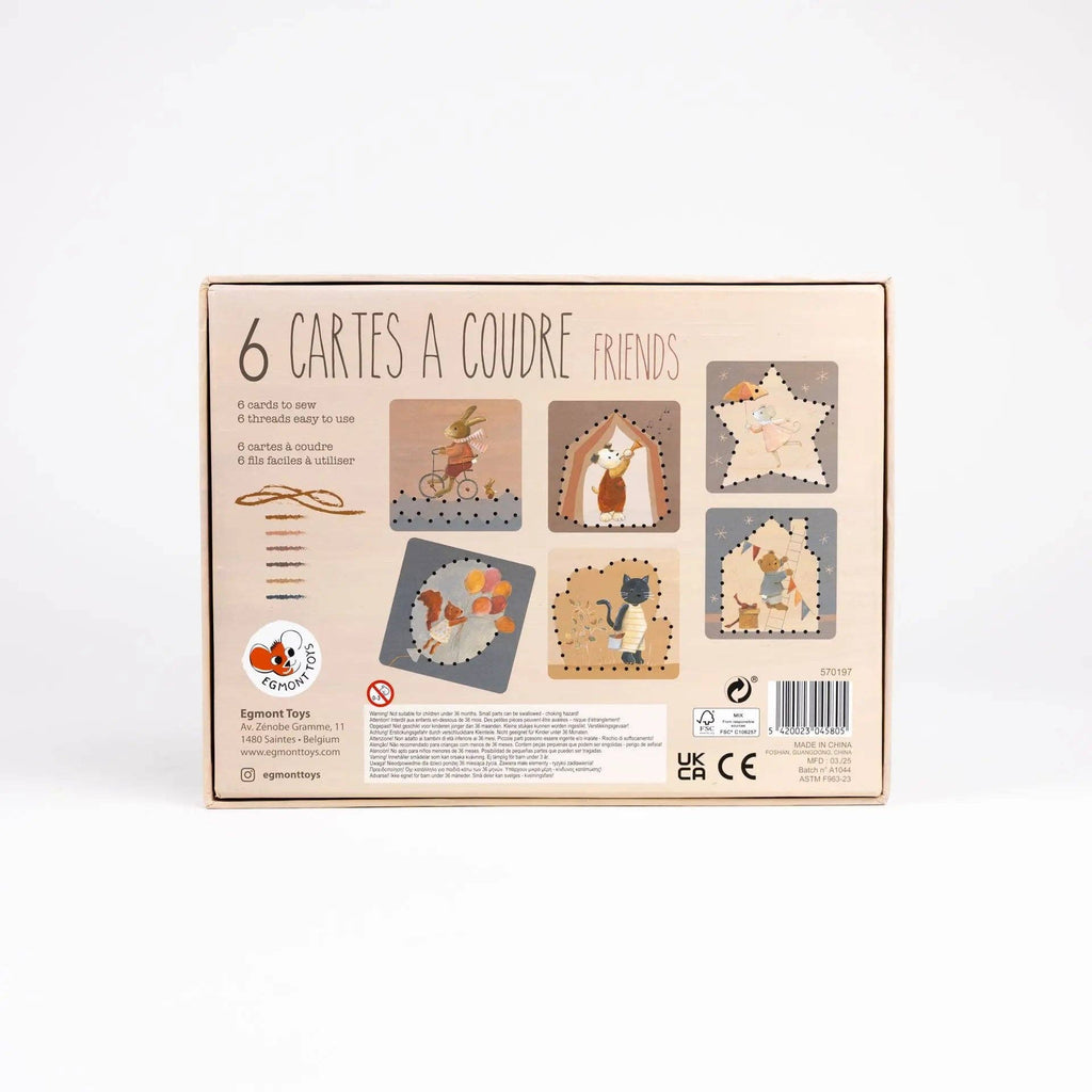 Cartes de couture d'animaux