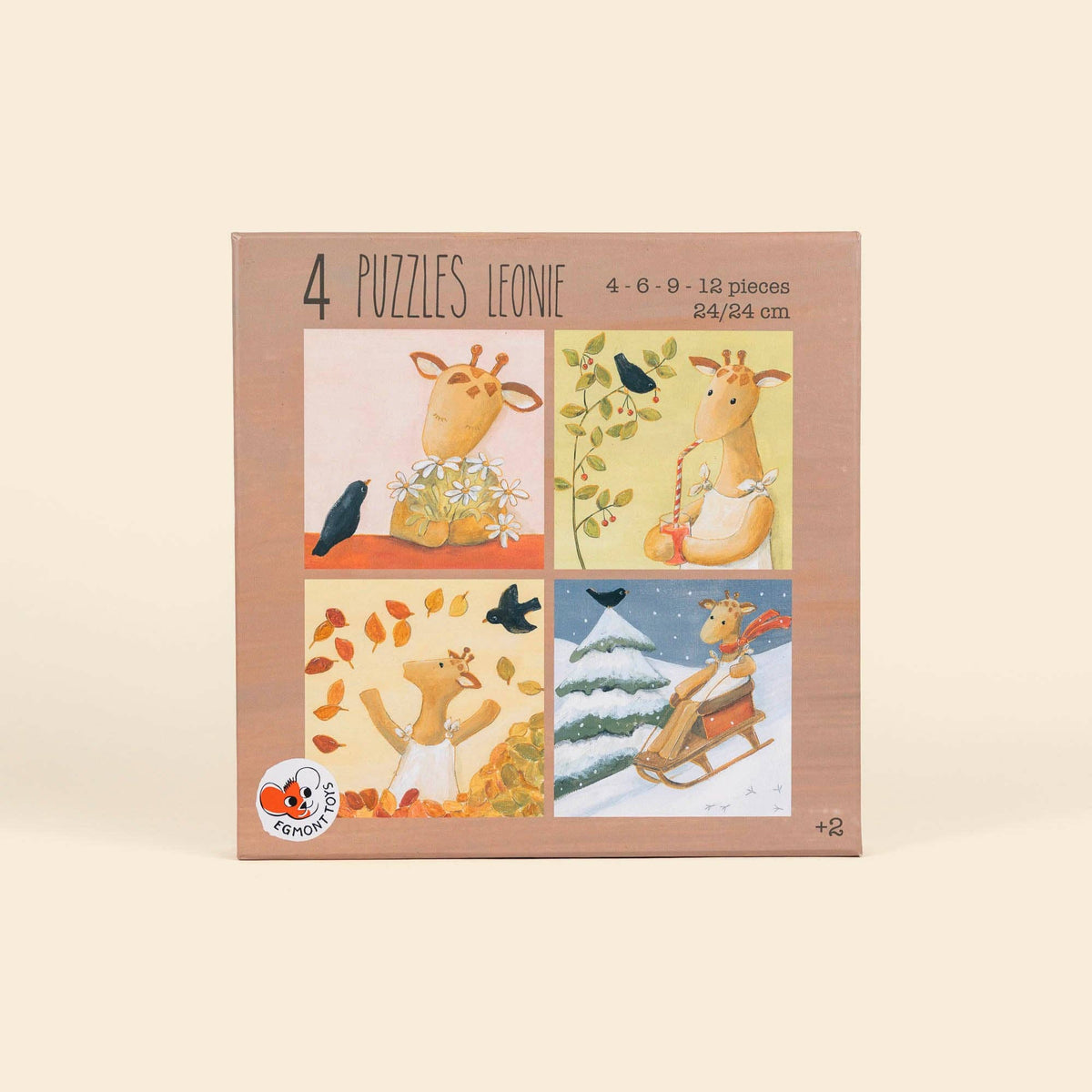 Leonie la girafe — Puzzles saisonniers (lot de 4)