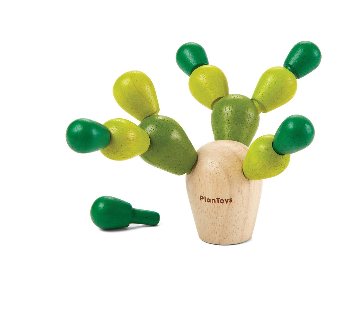 Cactus d'équilibre PlanMini en bois PlanToys – Jeu stratégique dès 3 ans