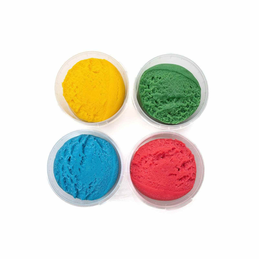 Set de pâte à modeler vegan facile biologique 4 pièces « Yuki » NEOGRÜN