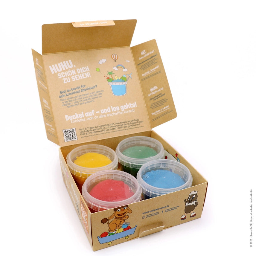 Pâte à modeler Dreamland Easy par 4 - édition Sandman NEOGRÜN
