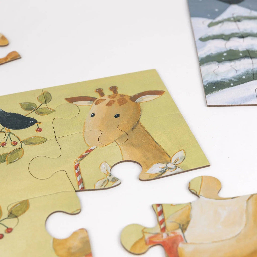 Leonie la girafe — Puzzles saisonniers (lot de 4)