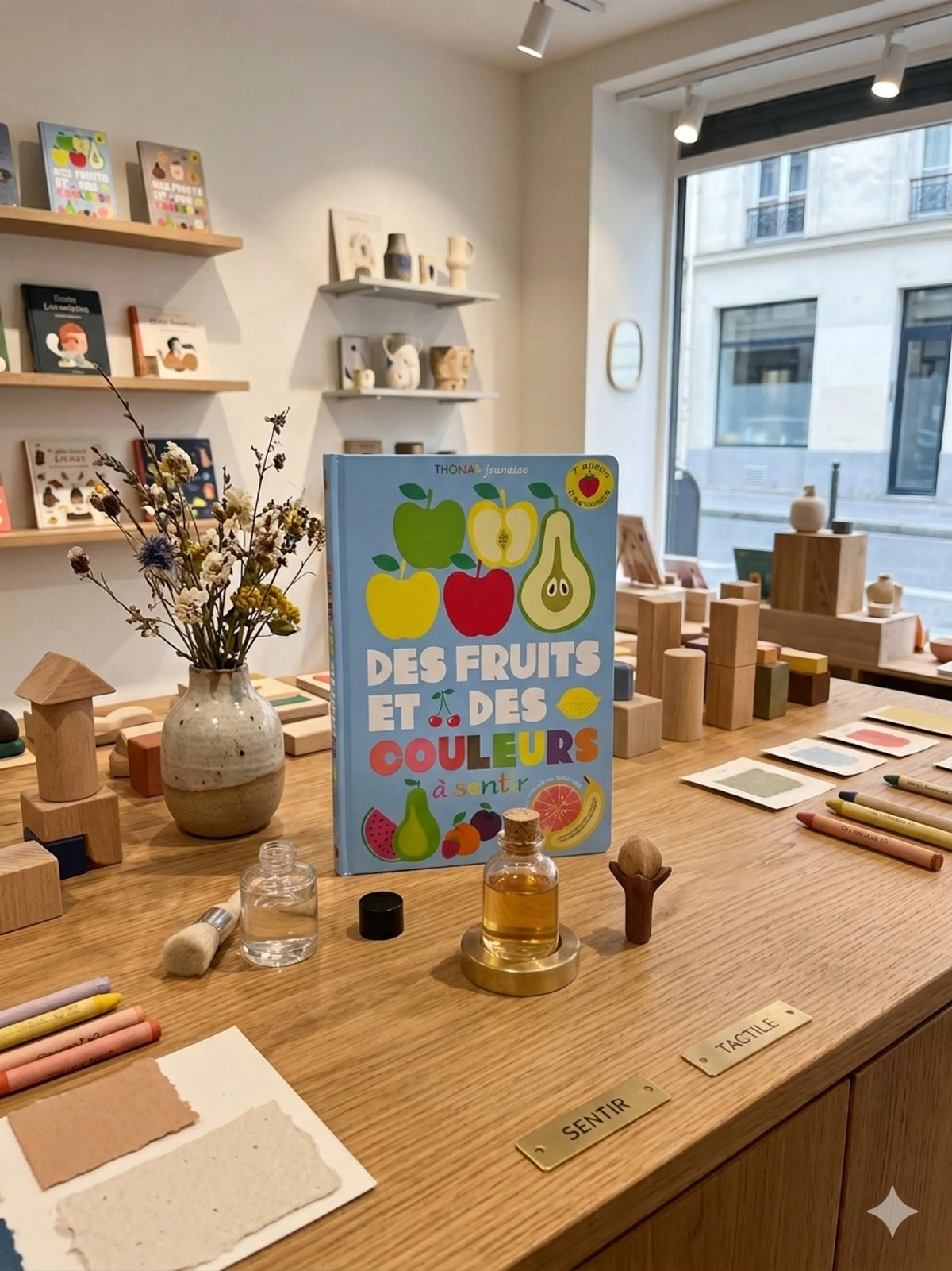 Des fruits et des couleurs à sentir – Livre sensoriel dès 2 ans