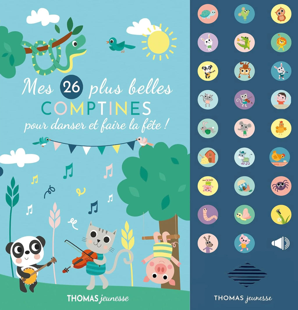 Mes 26 plus belles comptines pour danser et faire la fête ! – Livre sonore