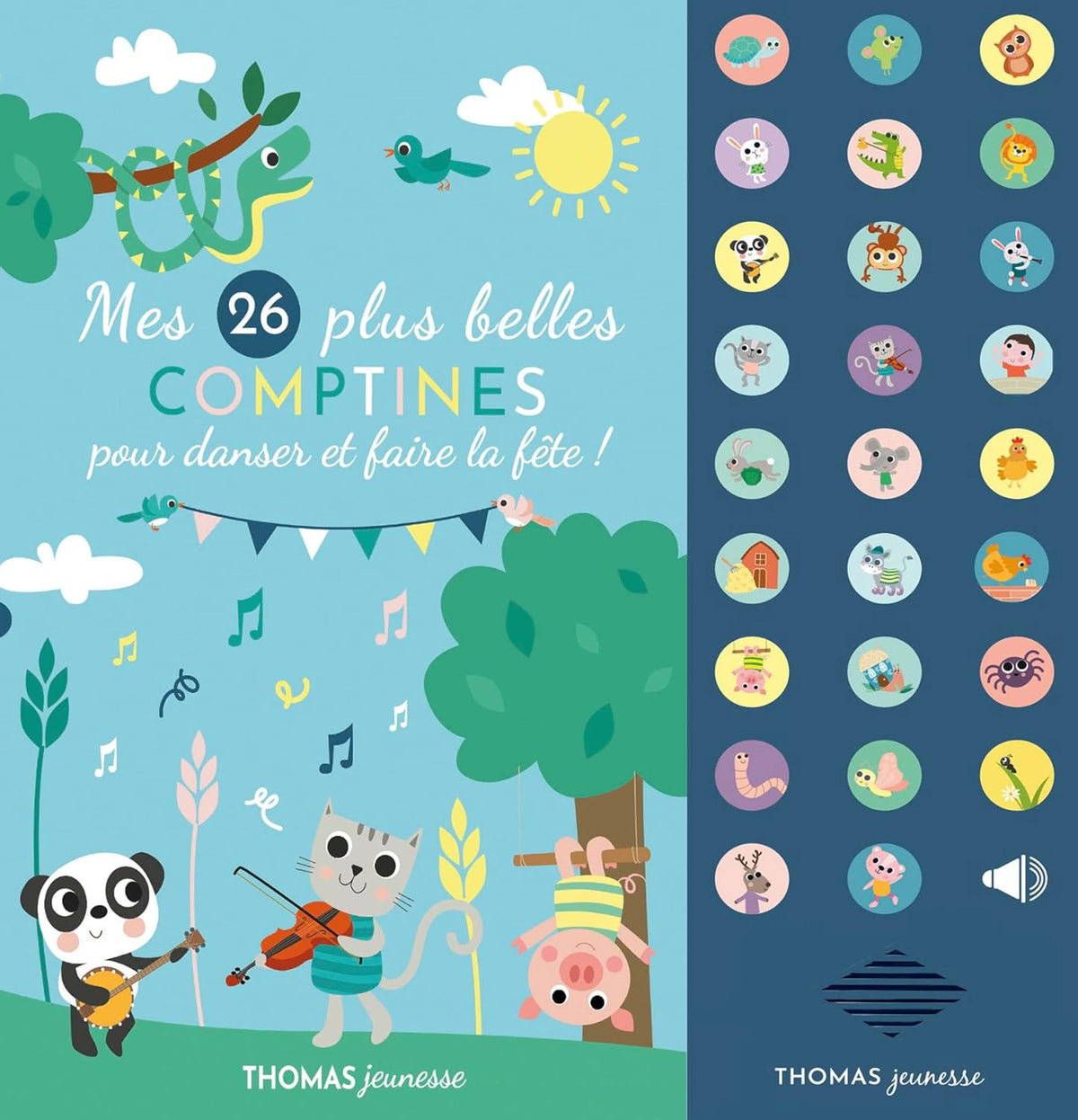 Mes 26 plus belles comptines pour danser et faire la fête ! – Livre sonore