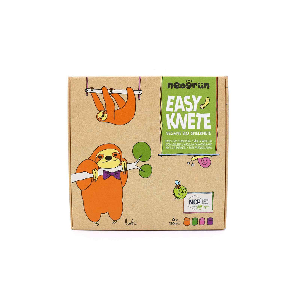 Ensemble de 4 pâtes vegan faciles à modeler « Loki » bio NEOGRÜN
