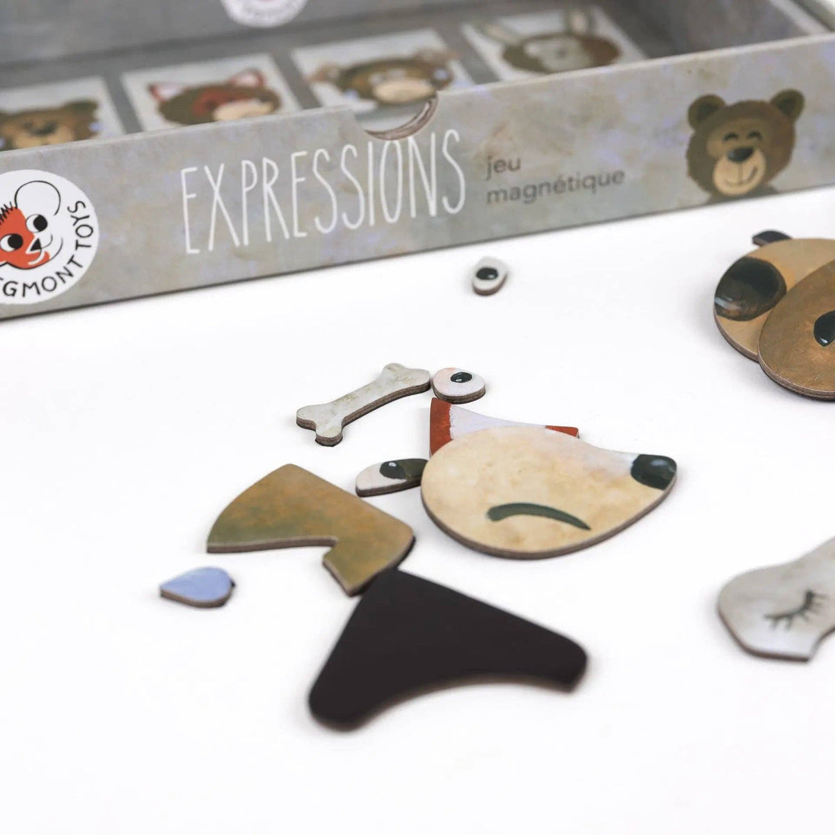 Jeu magnétique d'expressions