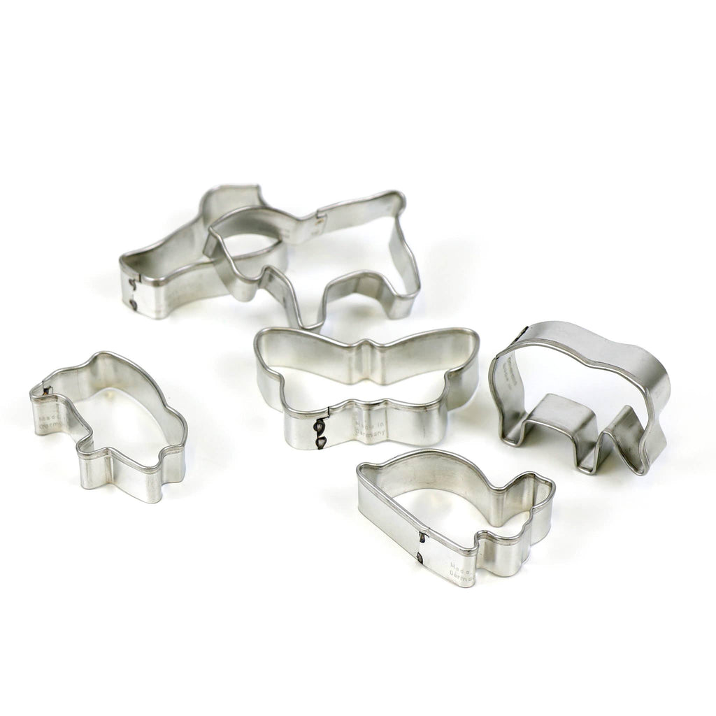 Lot de 6 emporte-pièces animaux en acier inoxydable pour pâte à modeler et biscuits