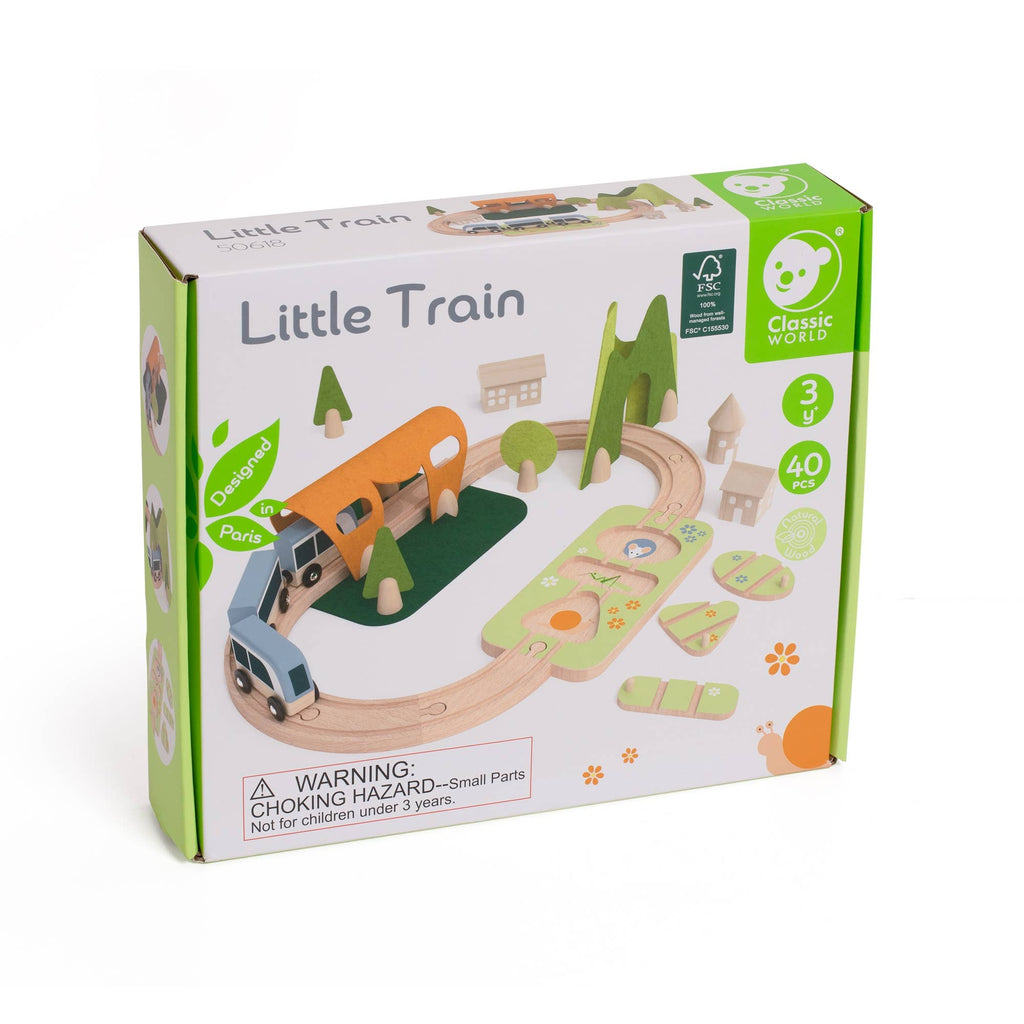 Petit Train du Monde en bois certifié FSC – Dès 3 ans