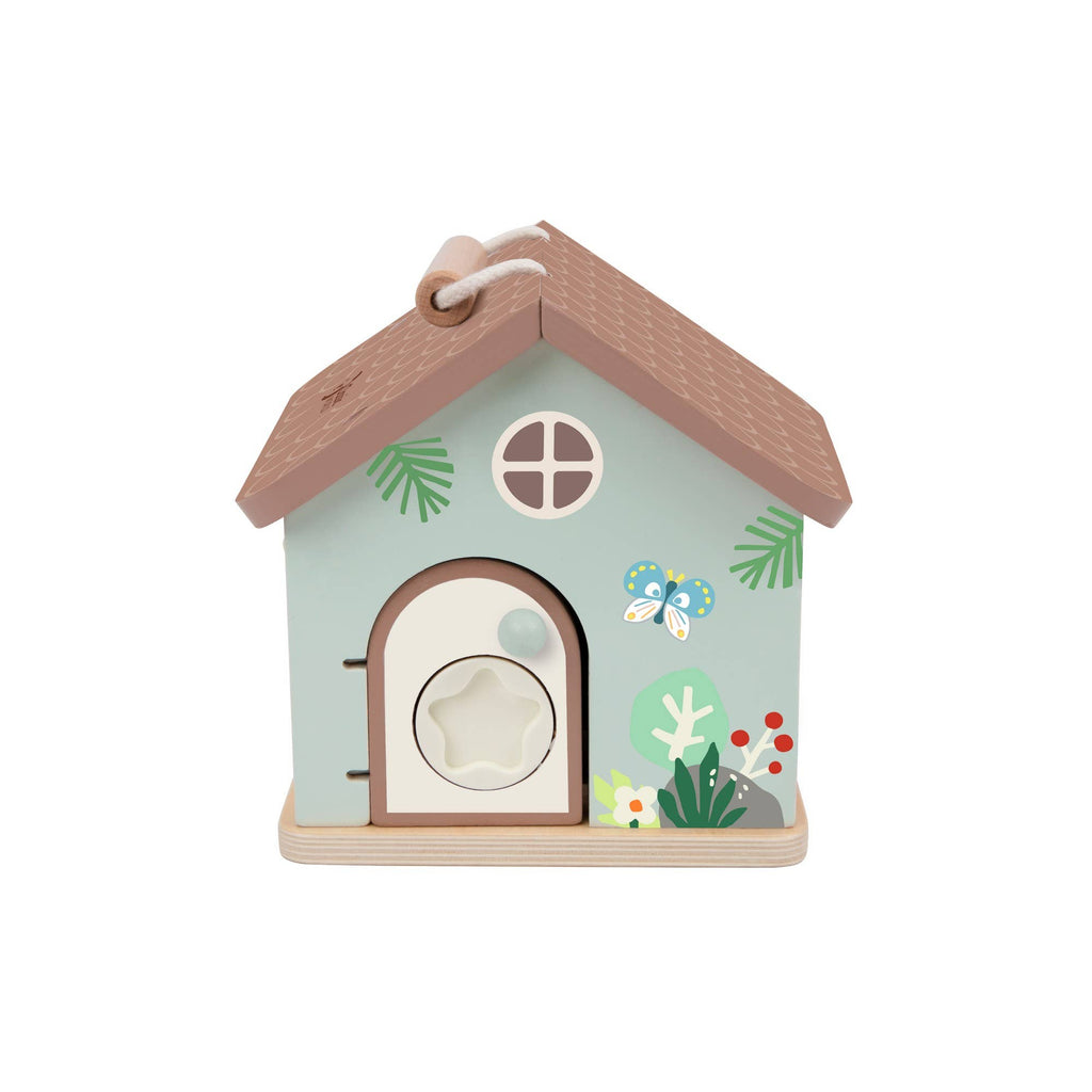 Maison en bois verrouillable Classic World – Jeu de découverte dès 18 mois