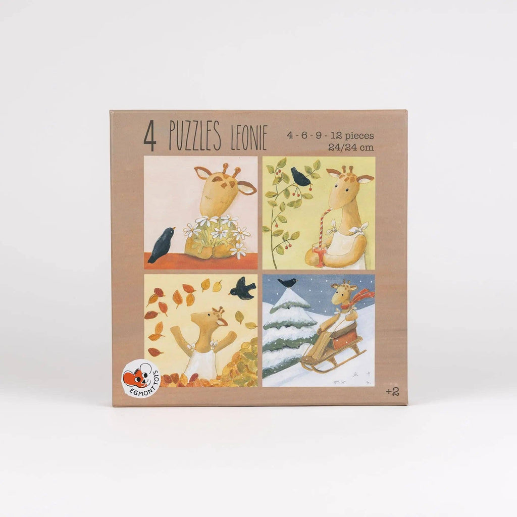 Leonie la girafe — Puzzles saisonniers (lot de 4)