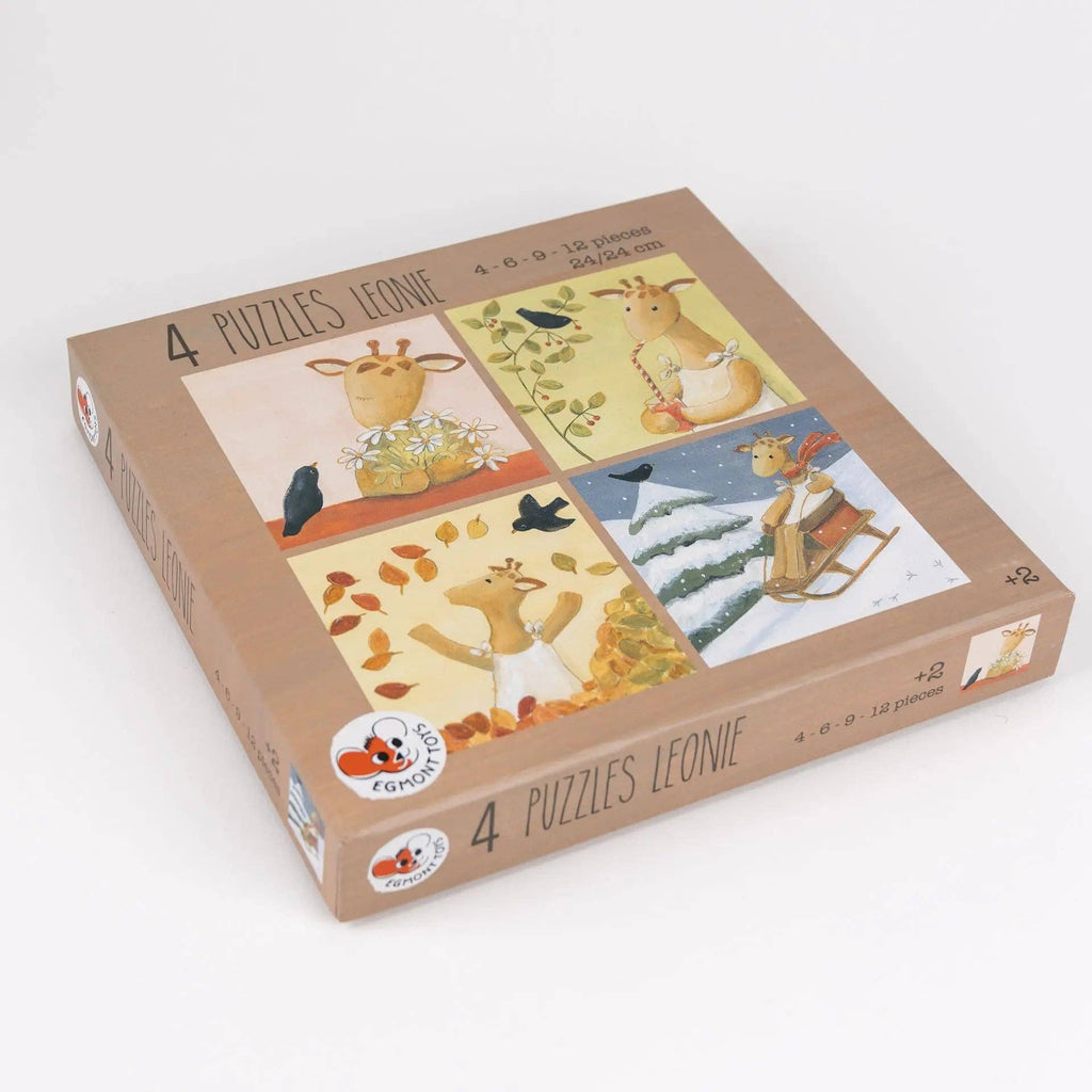 Leonie la girafe — Puzzles saisonniers (lot de 4)