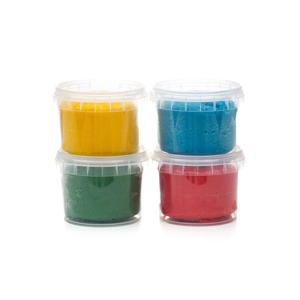 Set de pâte à modeler vegan facile biologique 4 pièces « Yuki » NEOGRÜN